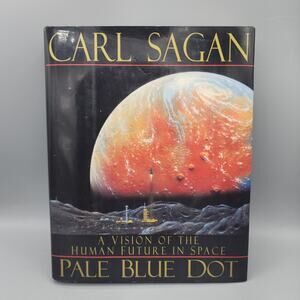 Pale Blue Dot A Vision Of The Human by Carl Sagan 1994 First Edition HC & DJ